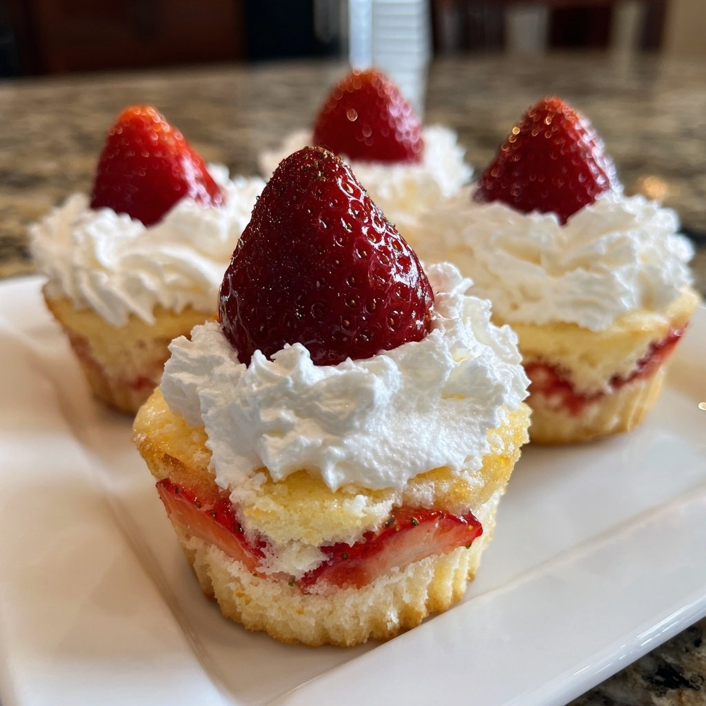 Mini Strawberry Shortcake Cups