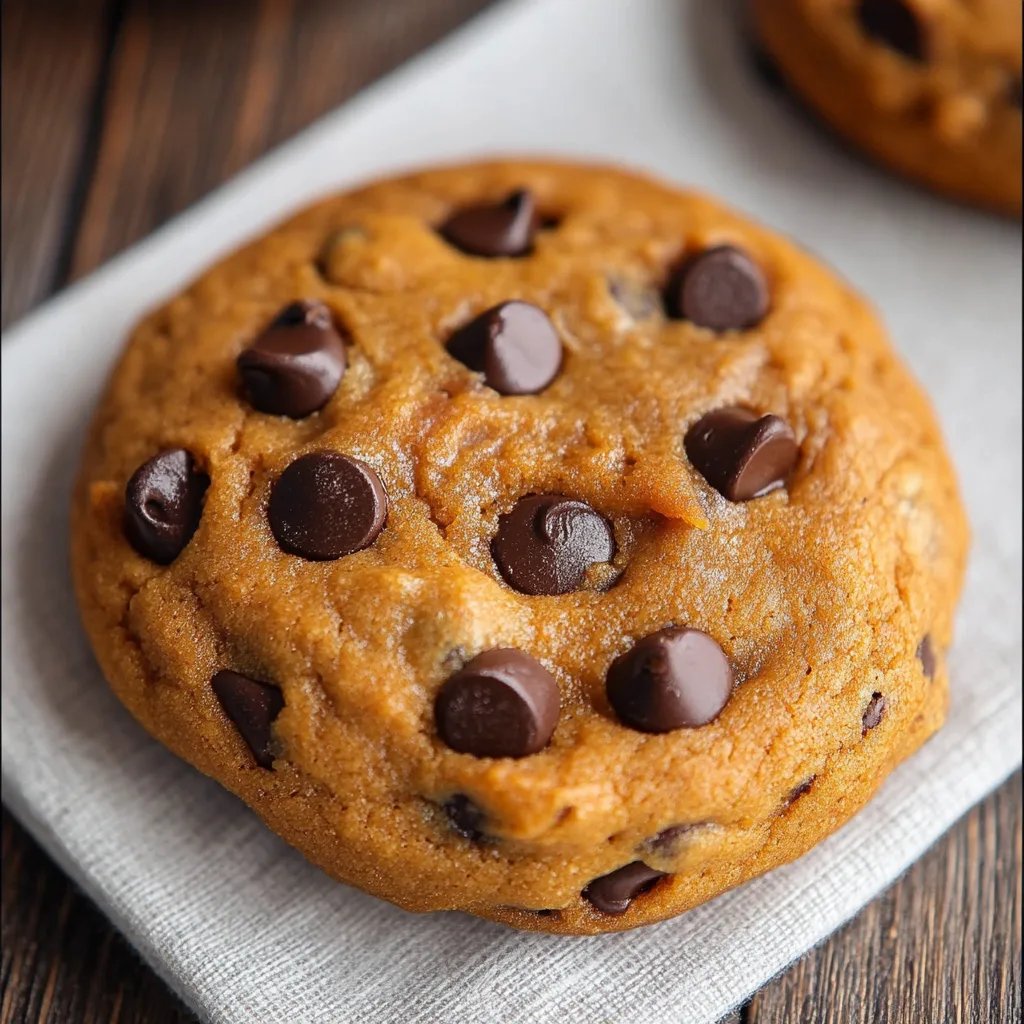 Healthy Pumpkin Chocolate Chip Cookies