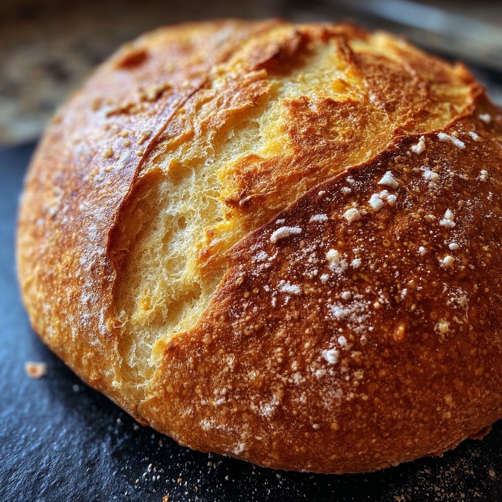 Simple Artisan Bread Four Ingredients