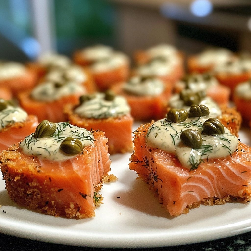 Smoked Salmon Appetizer Bites