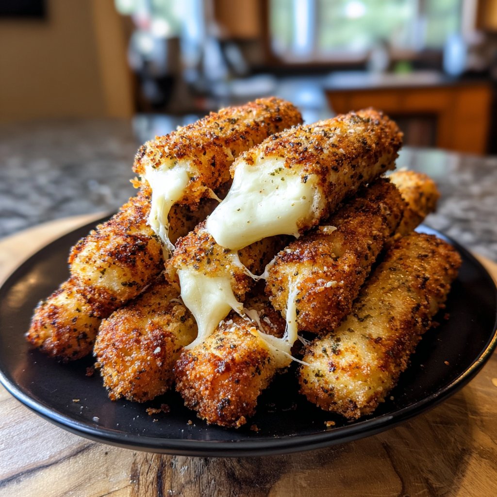Air Fryer Mozzarella Sticks