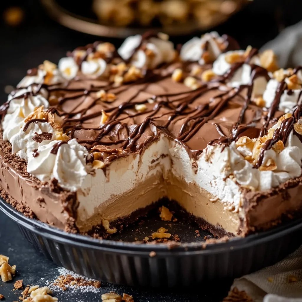 No-Bake Cream Cheese Peanut Butter Pie with Chocolate Whipped Cream: An Incredible Ultimate Recipe