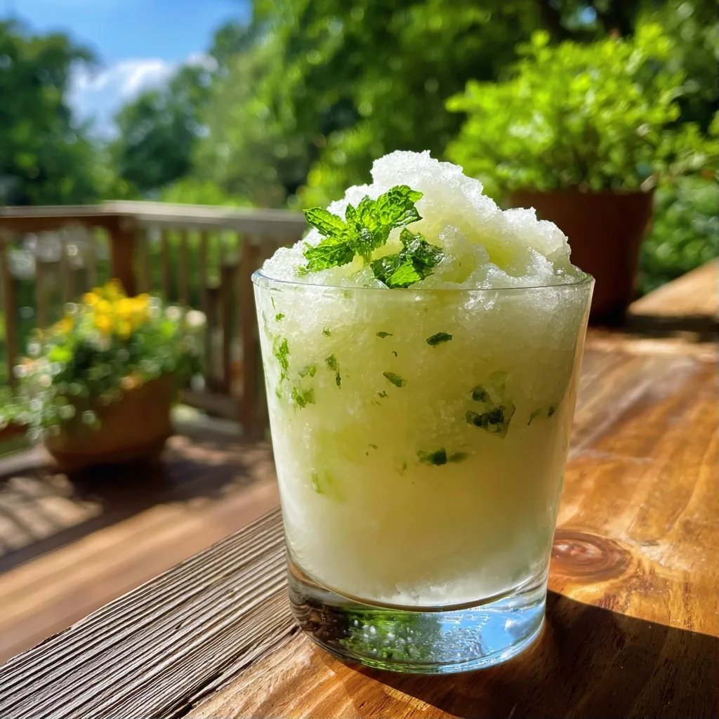 Coconut Lime Mocktail Slush