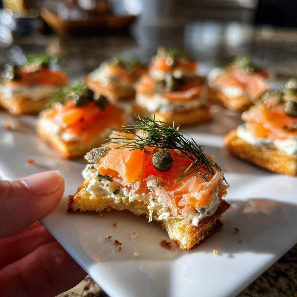 Smoked Salmon Appetizer Bites