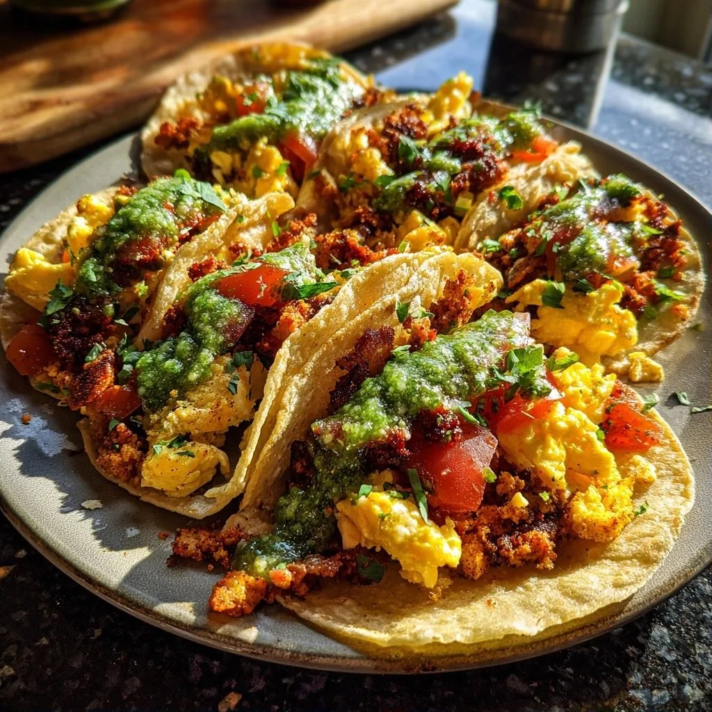 Migas Breakfast Tacos