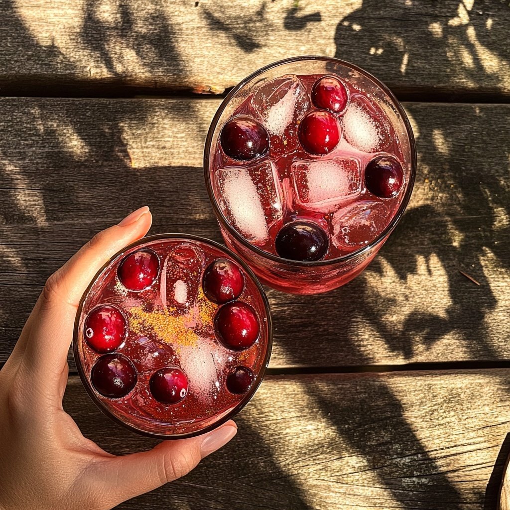 Spiced Cranberry Mocktail