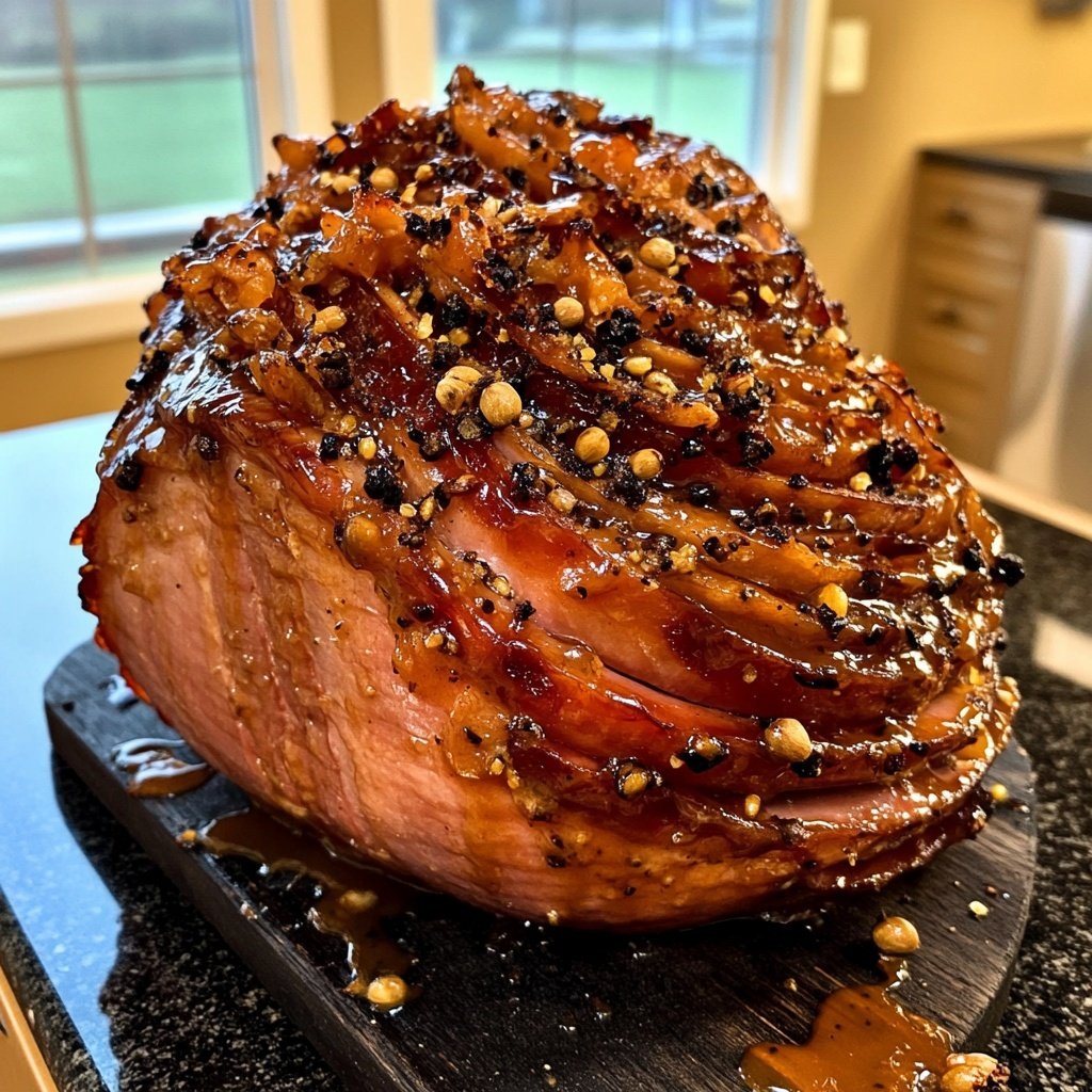 Glazed Ham with Cloves​