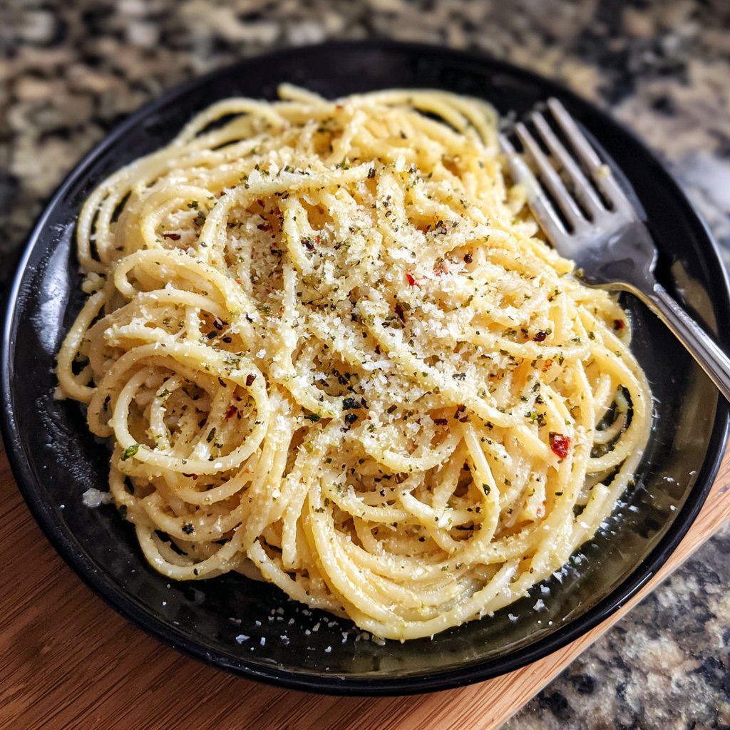 One Pot Creamy Garlic Pasta