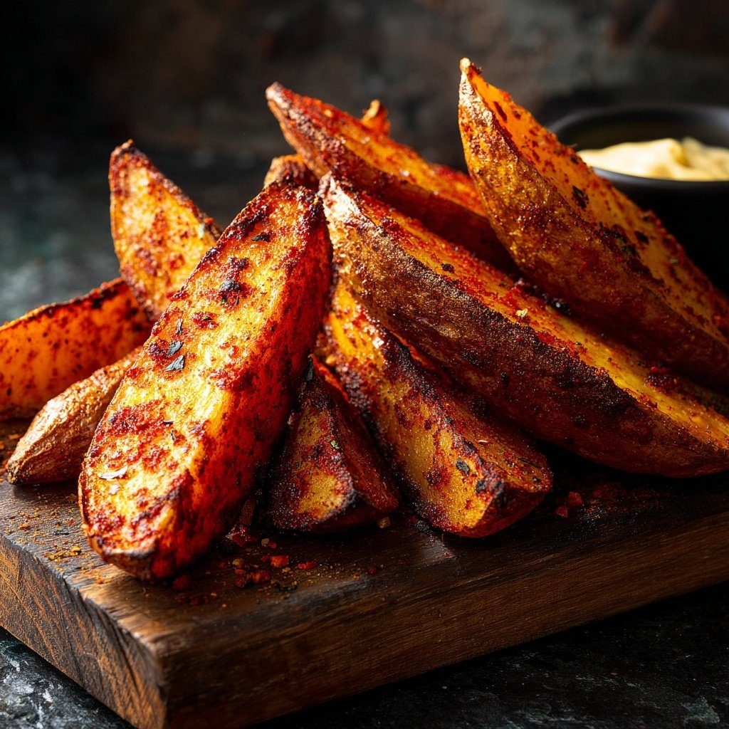 Baked Potato Wedges Smoked Paprika