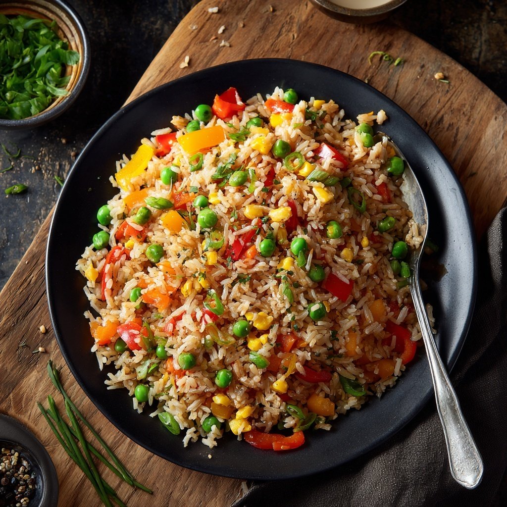 Fast Fried Rice with Veggies