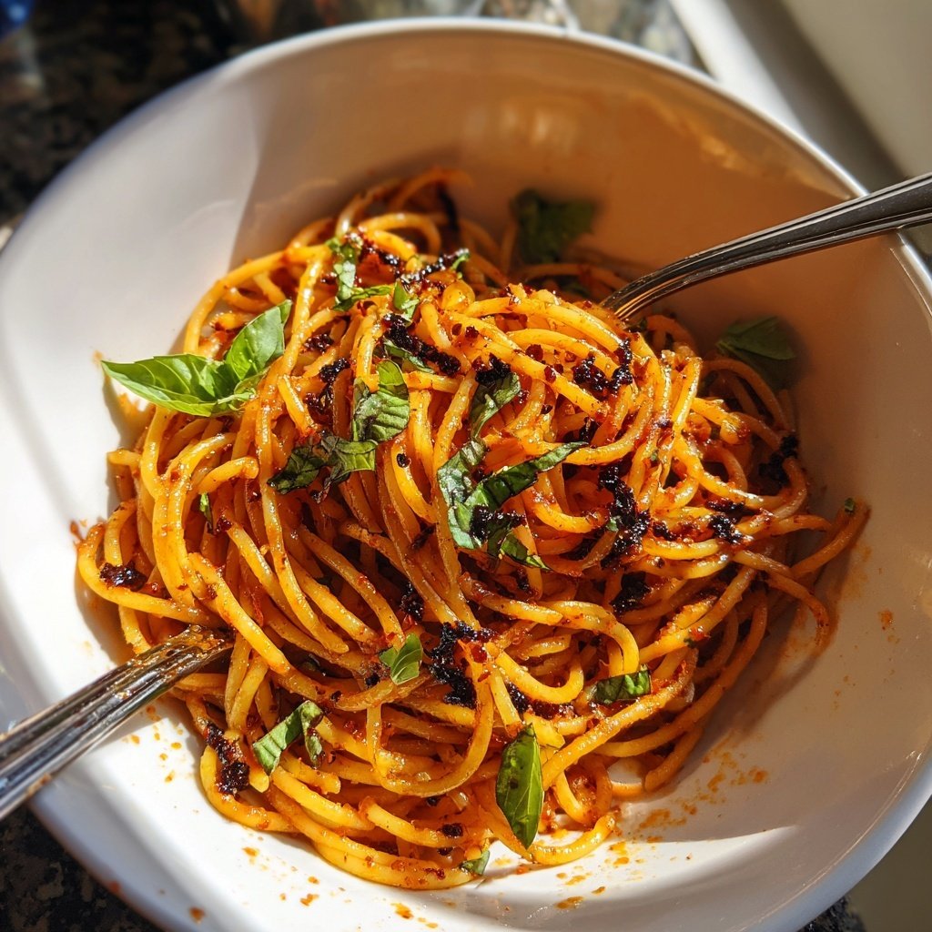 Spaghetti All'Assassina Charred Spicy Pasta