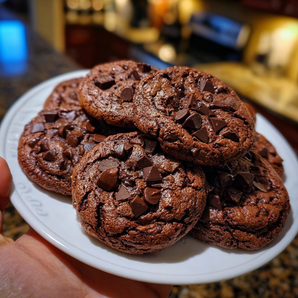 Double Chocolate Chip Cookies