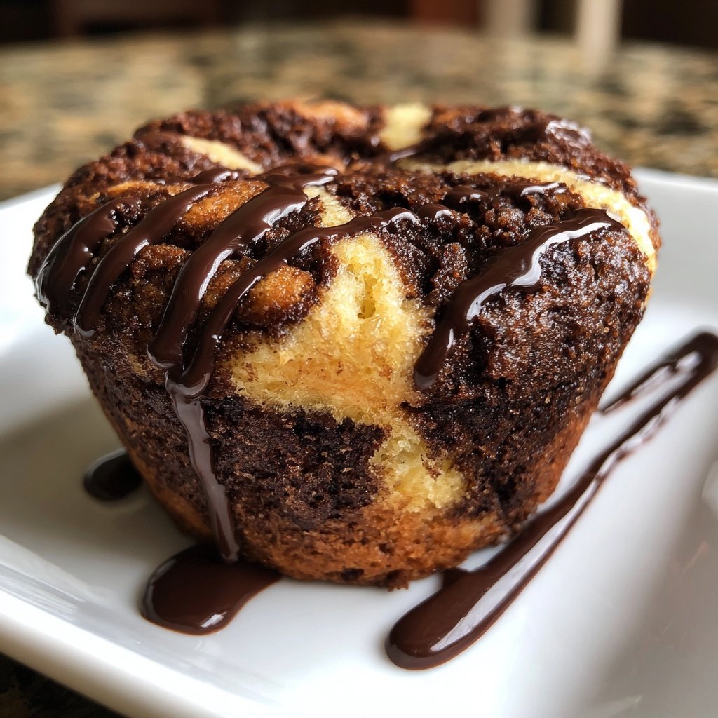 Chocolate Vanilla Mug Cake