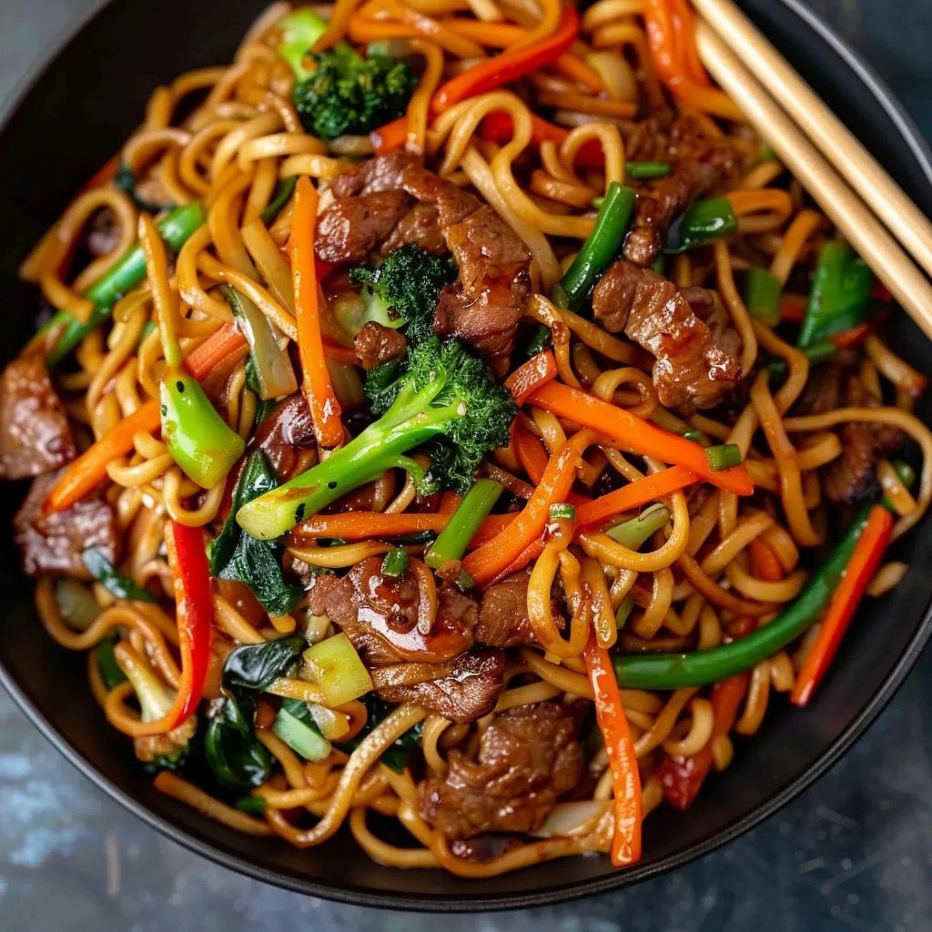 Easy 30-min. Beef Lo Mein