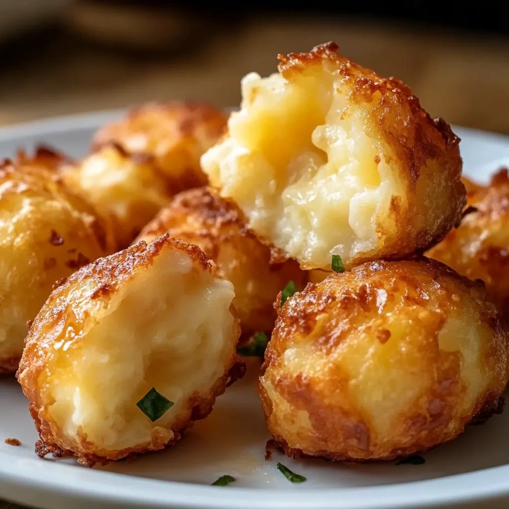 Crispy Mashed Potato Cheese Puffs