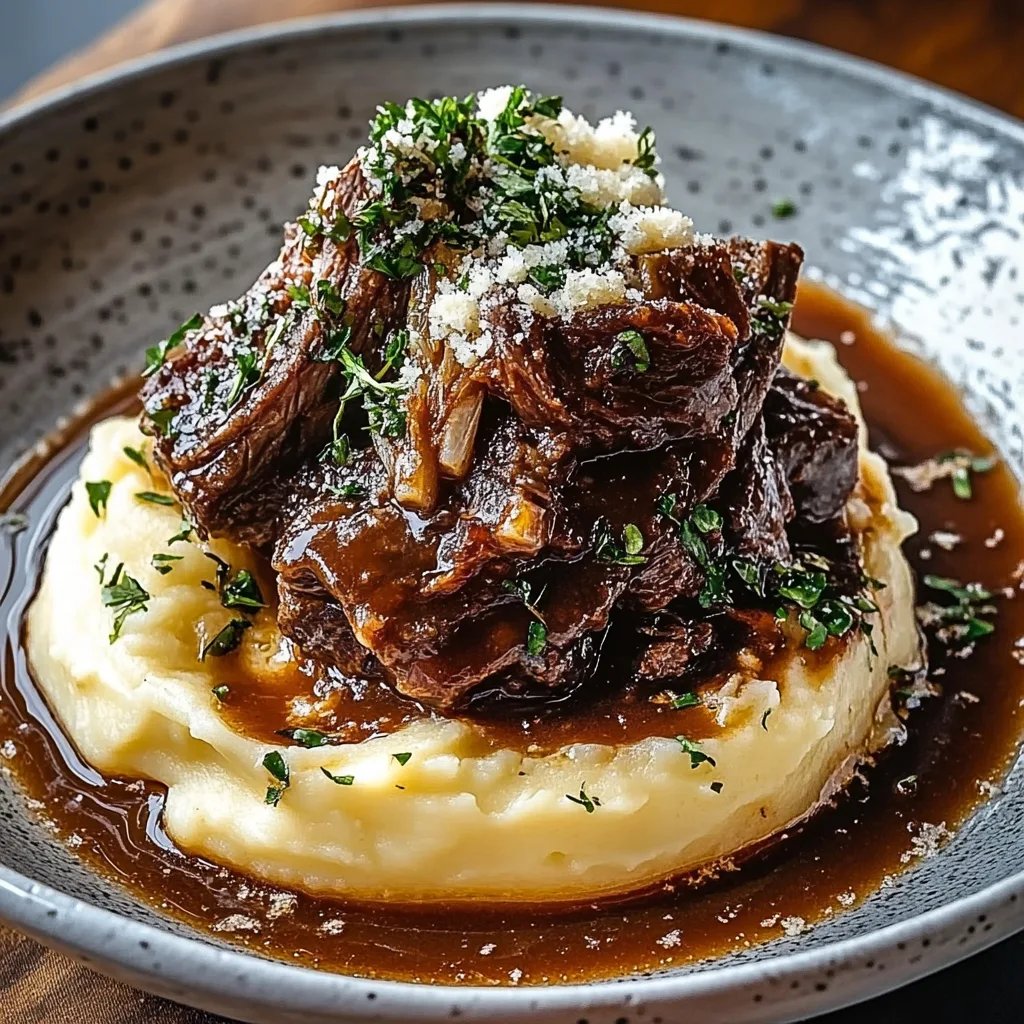Tender Short Rib Ragu Over Silky Parmesan Mashed Potatoes: An Incredible Ultimate Recipe