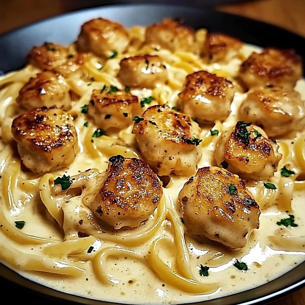 Garlic Butter Chicken Bites with Creamy Pasta: An Incredible Ultimate Recipe