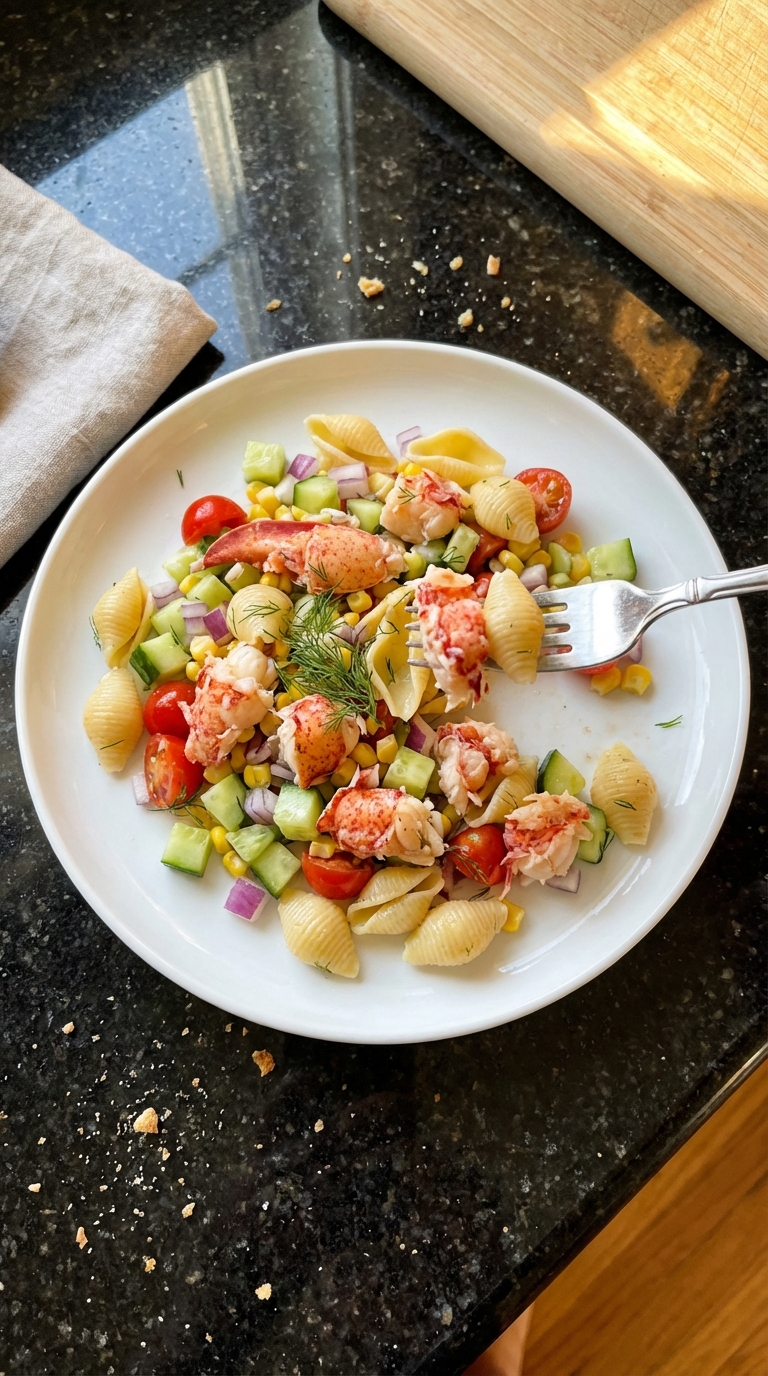 Deconstructed Lobster Pasta Salad