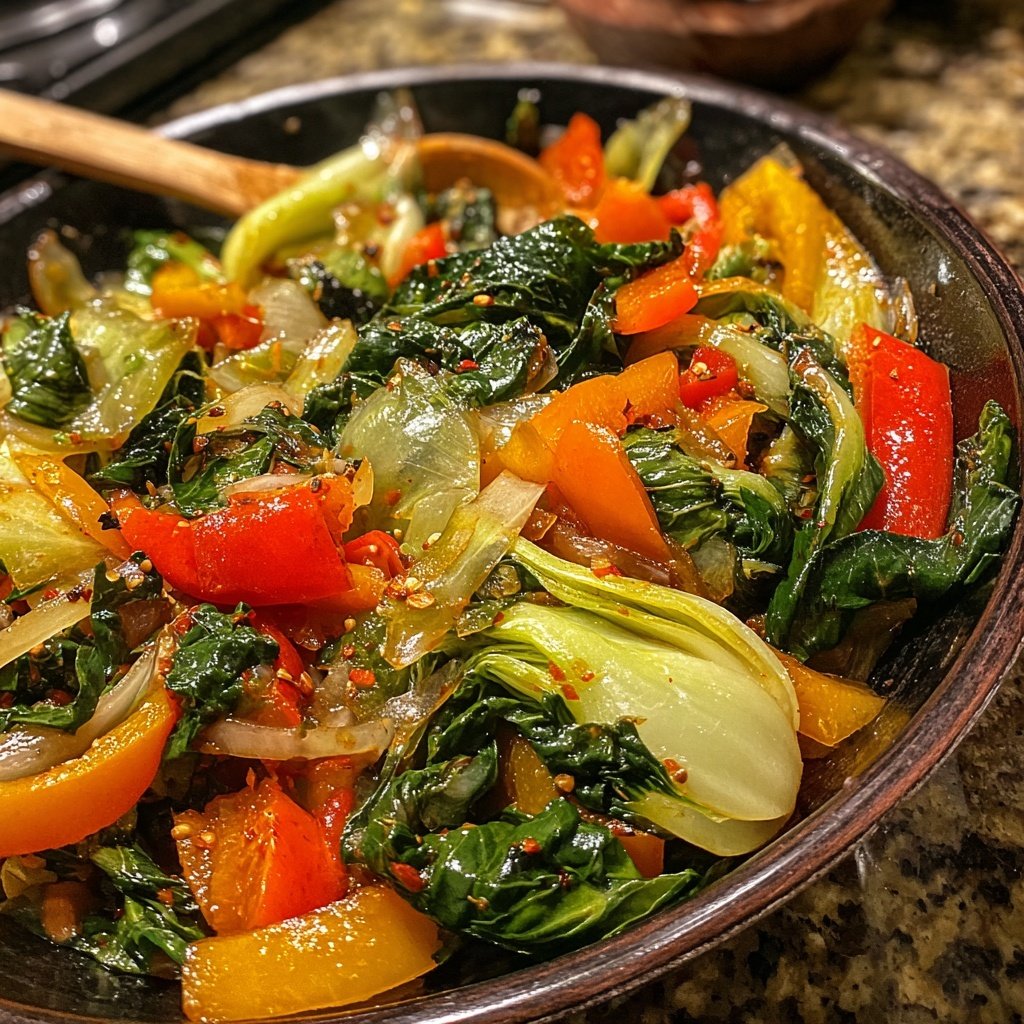 Bok Choy Stir Fry Vegetables