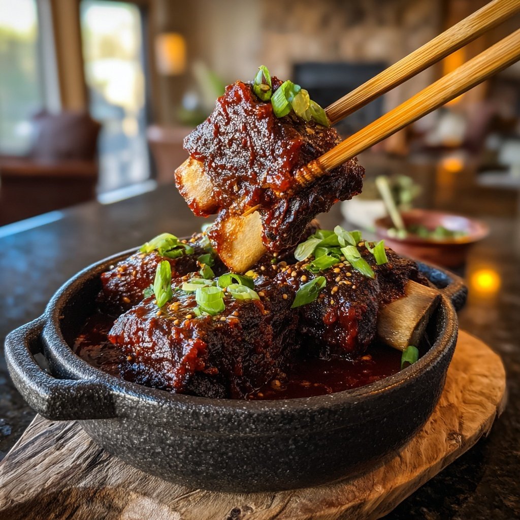 Slow Cooker Gochujang Short Ribs
