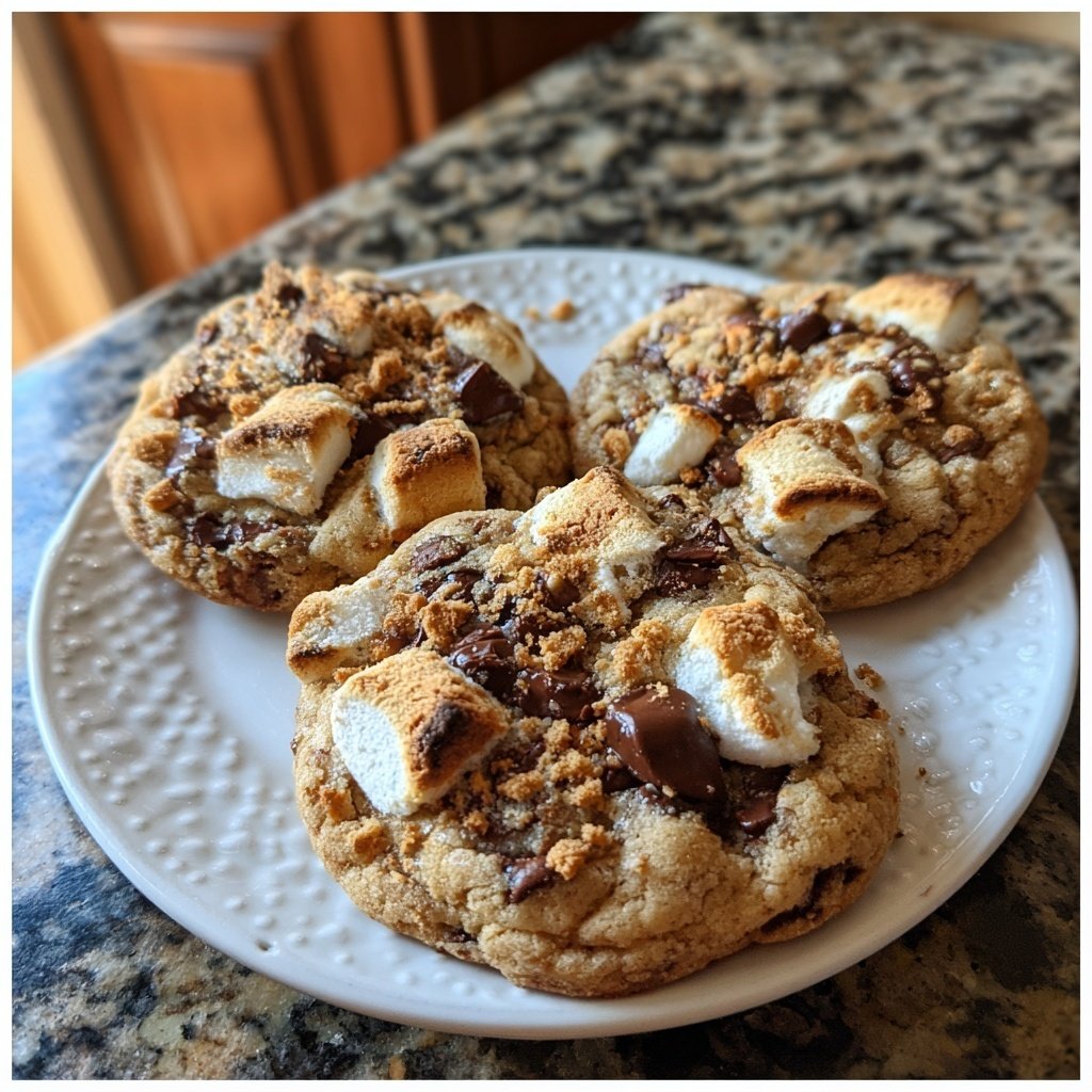 Crumbl S'mores Cookies