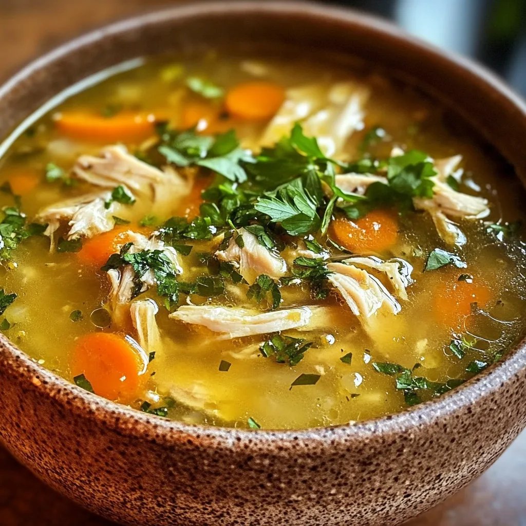 Anti-Inflammatory Chicken Soup: An Incredible 7-Ingredient Recipe