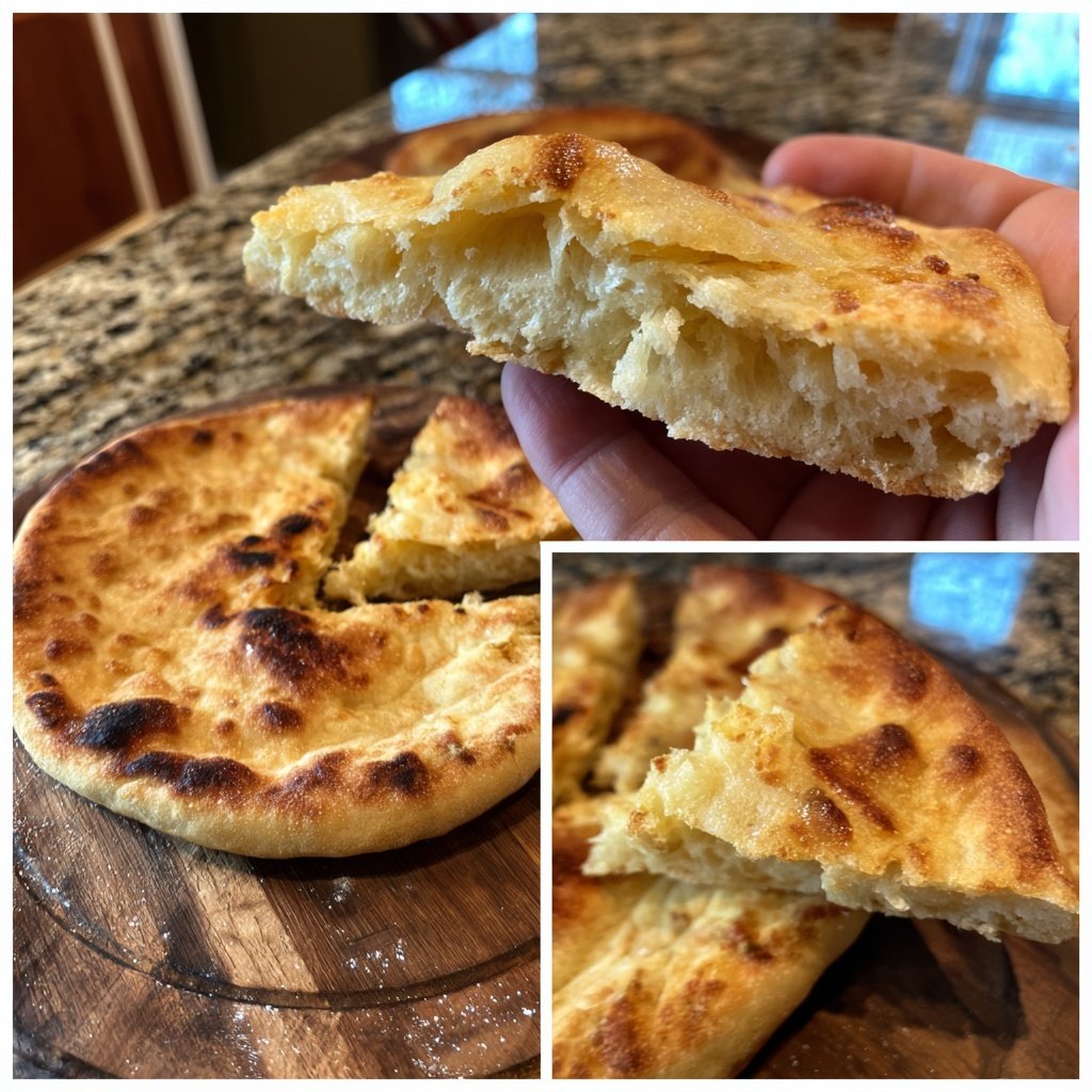 Homemade Pita Bread Fluffy