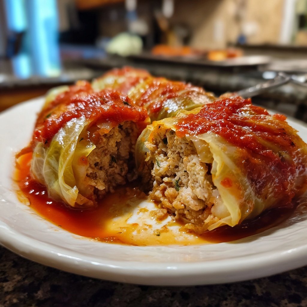 Savory Stuffed Cabbage Rolls