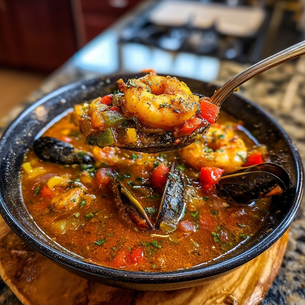 One-Pot Spicy Spanish Seafood Stew