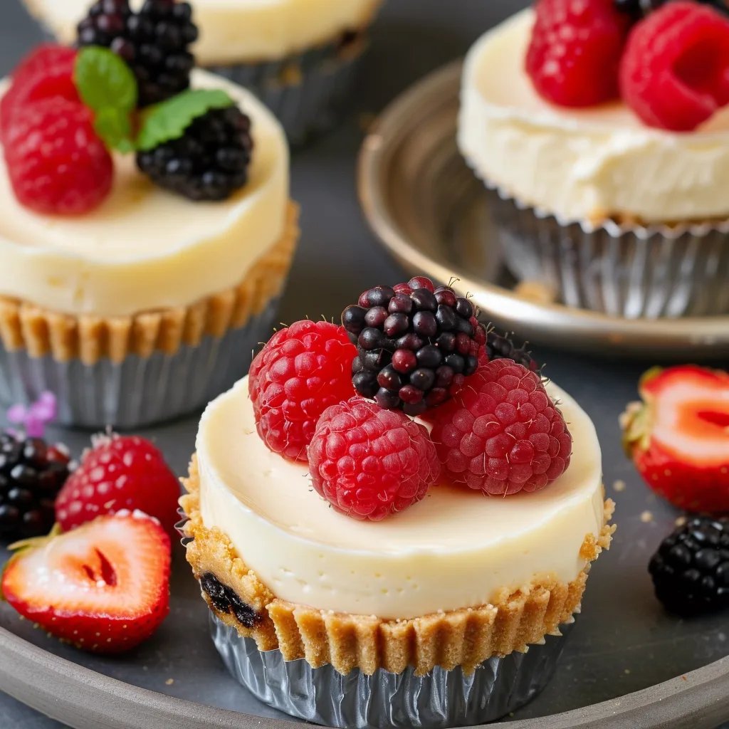 Easy Mini Cheesecakes
