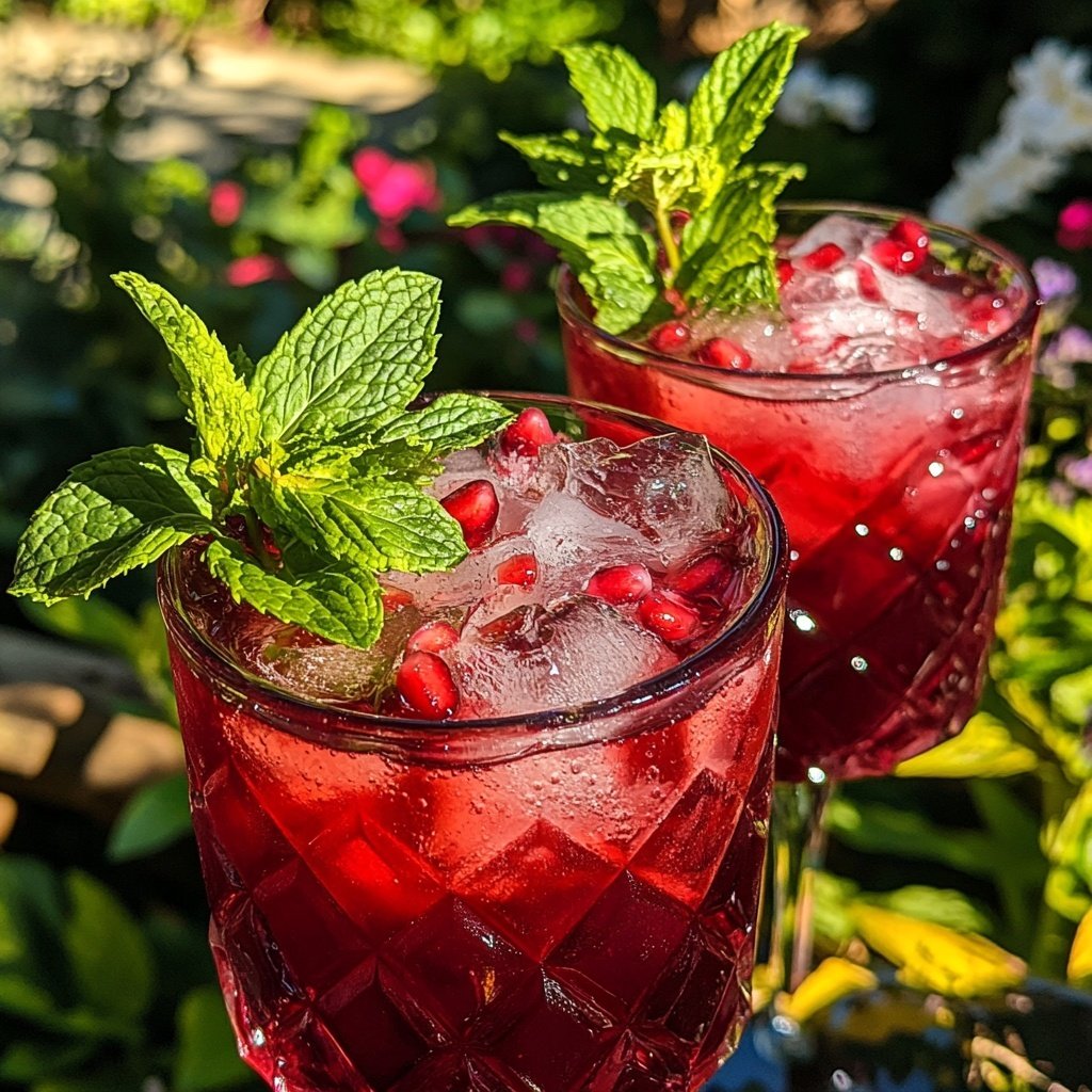 Pomegranate Vodka Gimlet Recipe