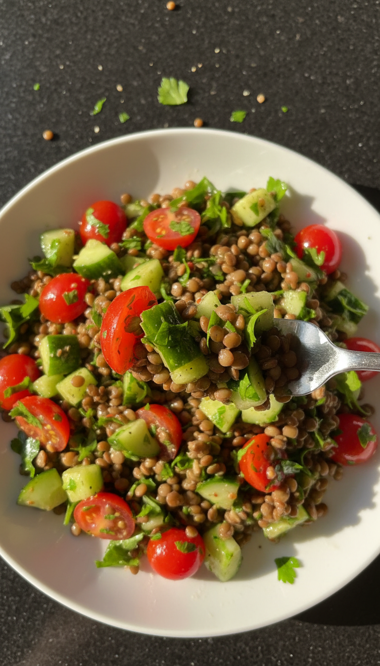 Mediterranean Lentil Salad