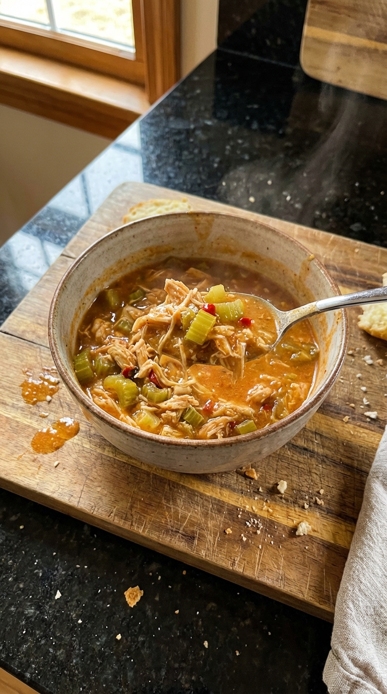 Buffalo Chicken Chili for Game Day