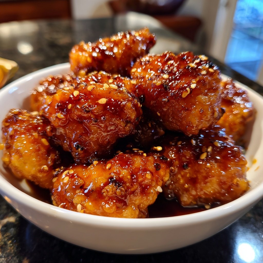 Honey Garlic Chicken Bites