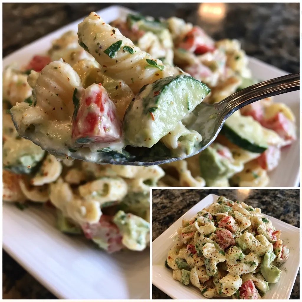 Avocado Ranch Pasta Salad