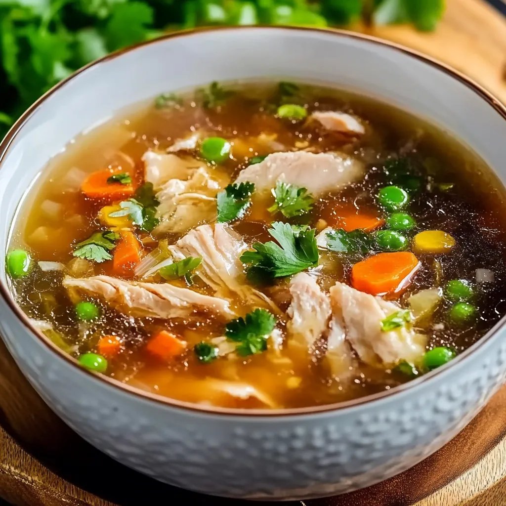 Chicken Hot And Sour Soup